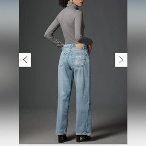 aligrace 90s High-Rise Wide-Leg Jeans
